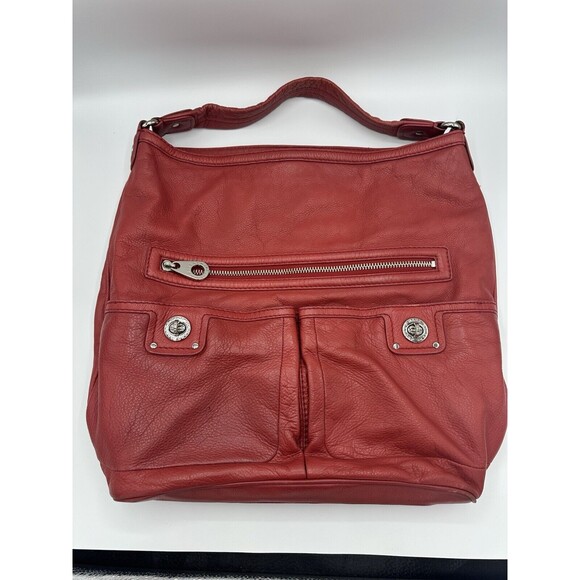 MARC JACOBS COLLECTION PINK LEATHER BLAKE LARGE FULL ZIP SHOULDER HOBO HAND BAG - Picture 12 of 15